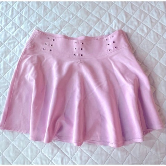 Unknown Dresses & Skirts - High Waist Mini Skater Skirt- Size Large